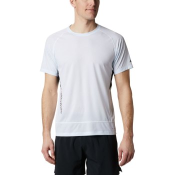 Pánské Tričko Columbia Titan Ultra II Short Sleeve Bílé EFWTMD638